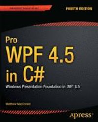 cover of the book Pro WPF 4.5 in C#