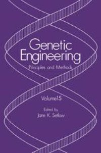 cover of the book Genetic Engineering: Principles and Methods