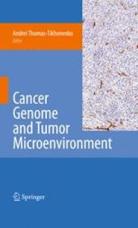 cover of the book Cancer Genome and Tumor Microenvironment