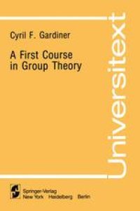 cover of the book A First Course in Group Theory