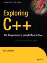 cover of the book Exploring C++: The Programmer’s Introduction to C++