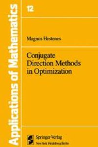 cover of the book Conjugate Direction Methods in Optimization