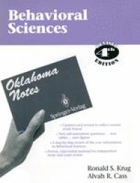 cover of the book Behavioral Sciences