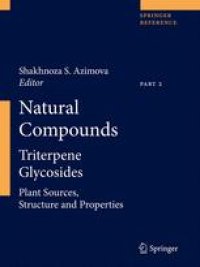 cover of the book Natural Compounds: Triterpene Glycosides. Part 1 and Part 2