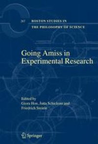 cover of the book Going Amiss In Experimental Research