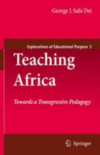 cover of the book Teaching Africa: Towards a Transgressive Pedagogy