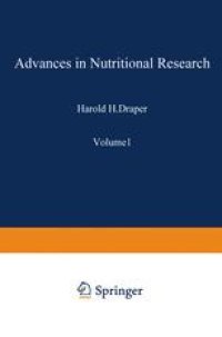 cover of the book Advances in Nutritional Research