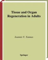 cover of the book Tissue and Organ Regeneration in Adults