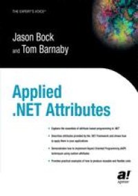 cover of the book Applied .NET Attributes