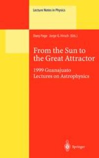 cover of the book From the Sun to the Great Attractor: 1999 Guanajuato Lectures on Astrophysics