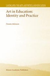 cover of the book Art in Education: Identity and Practice