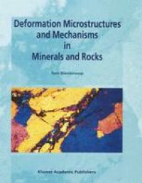 cover of the book Deformation Microstructures and Mechanisms in Minerals and Rocks