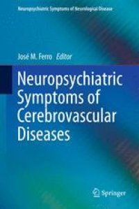 cover of the book Neuropsychiatric Symptoms of Cerebrovascular Diseases