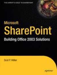 cover of the book Microsoft SharePoint: Building Office 2003 Solutions