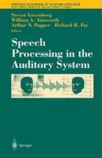 cover of the book Speech Processing in the Auditory System