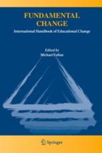 cover of the book Fundamental Change: International Handbook of Educational Change