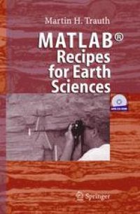 cover of the book MATLAB® Recipes for Earth Sciences