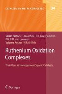 cover of the book Ruthenium Oxidation Complexes: Their Uses as Homogenous Organic Catalysts