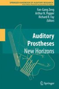 cover of the book Auditory Prostheses: New Horizons