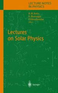 cover of the book Lectures on Solar Physics