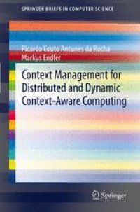 cover of the book Context Management for Distributed and Dynamic Context-Aware Computing