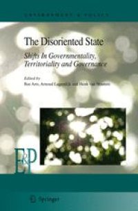 cover of the book The Disoriented State: Shifts in Governmentality, Territoriality and Governance