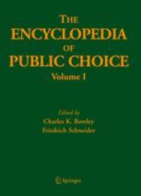 cover of the book The Encyclopedia of Public Choice