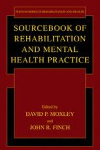 cover of the book Sourcebook of Rehabilitation and Mental Health Practice