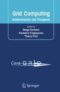 cover of the book Grid Computing:  Achievements and Prospects