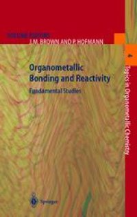 cover of the book Organometallic Bonding and Reactivity: Fundamental Studies