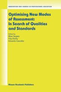 cover of the book Optimising New Modes of Assessment: In Search of Qualities and Standards