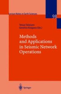 cover of the book Methods and Applications of Signal Processing in Seismic Network Operations