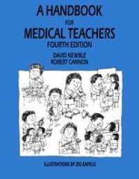 cover of the book A Handbook for Medical Teachers