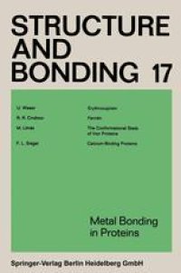 cover of the book Metal Bonding in Proteins