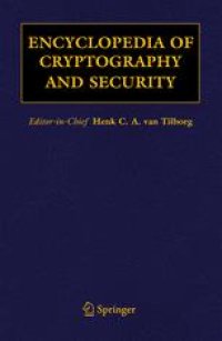 cover of the book Encyclopedia of Cryptography and Security