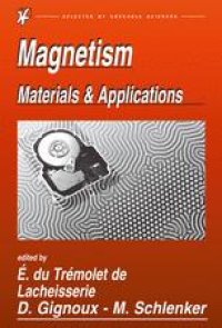 cover of the book Magnetism: Materials and Applications