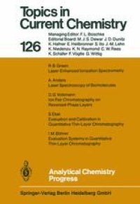 cover of the book Analytical Chemistry Progress