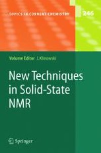 cover of the book New Techniques in Solid-State NMR