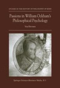 cover of the book Passions in William Ockham’s Philosophical Psychology