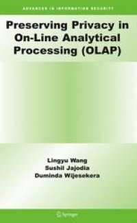 cover of the book Preserving Privacy in On-Line Analytical Processing (OLAP)