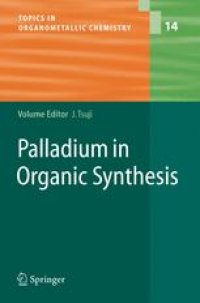 cover of the book Palladium in Organic Synthesis: -/-