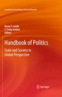 cover of the book Handbook of Politics: State and Society in Global Perspective