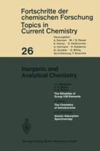 cover of the book Inorganic and Analytical Chemistry