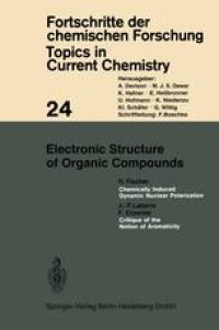 cover of the book Electronic Structure of Organic Compounds