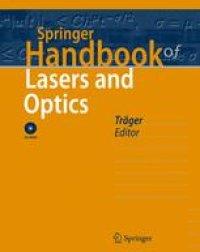 cover of the book Springer Handbook of Lasers and Optics