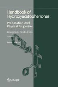 cover of the book Handbook of Hydroxyacetophenones: Preparation and Physical Properties