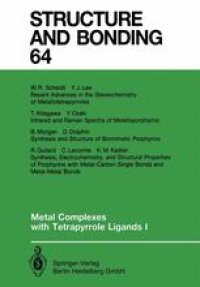 cover of the book Metal Complexes with Tetrapyrrole Ligands I