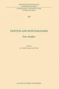 cover of the book Newton and Newtonianism: New Studies