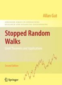 cover of the book Stopped Random Walks: Limit Theorems and Applications