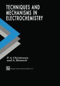 cover of the book Techniques and Mechanisms in Electrochemistry